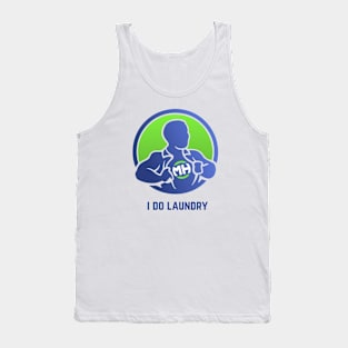 Front: I Do Laundry Back: Husband of the Year Tank Top